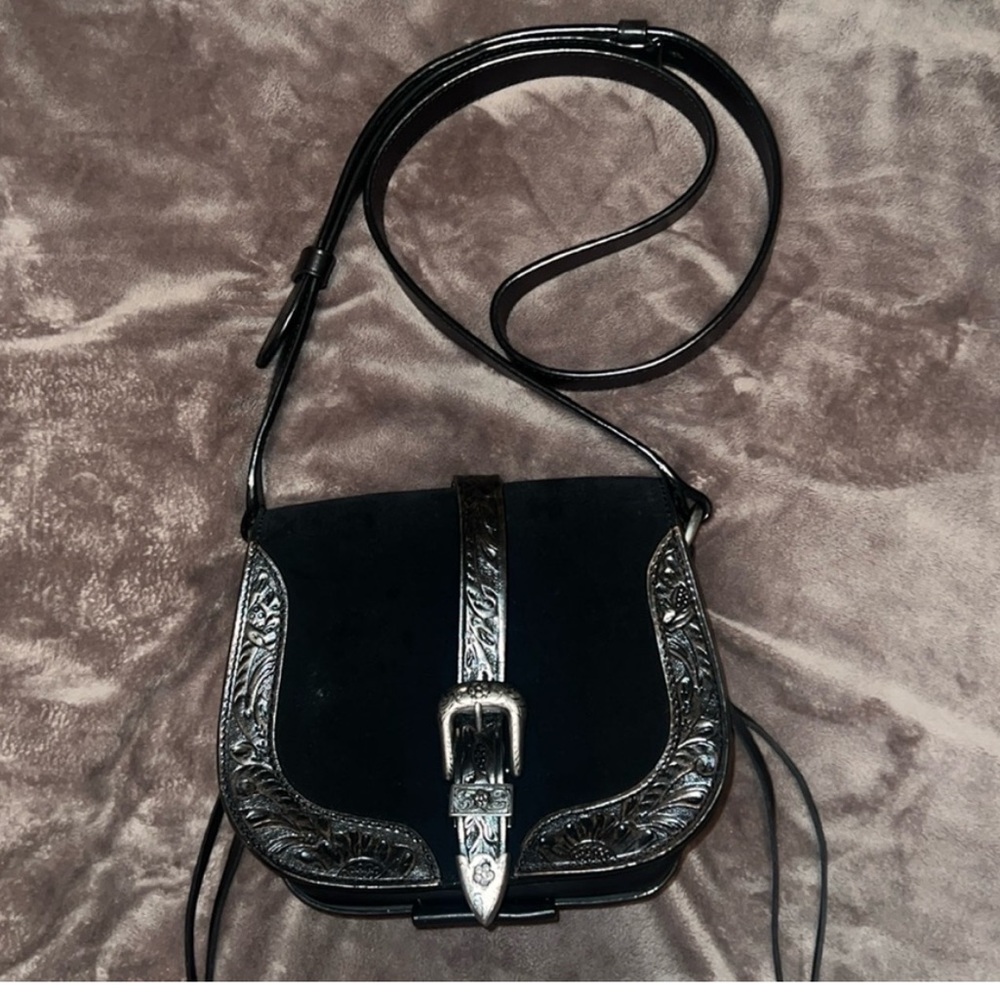 New hand tooled western shoulder/crossbody